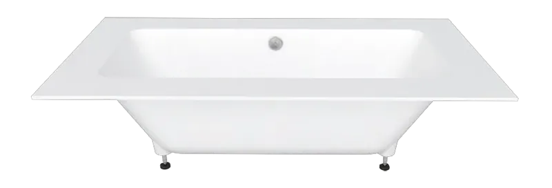 Wanna do zabudowy Corian® Delight 8420 z szerokim rantem do przycięcia